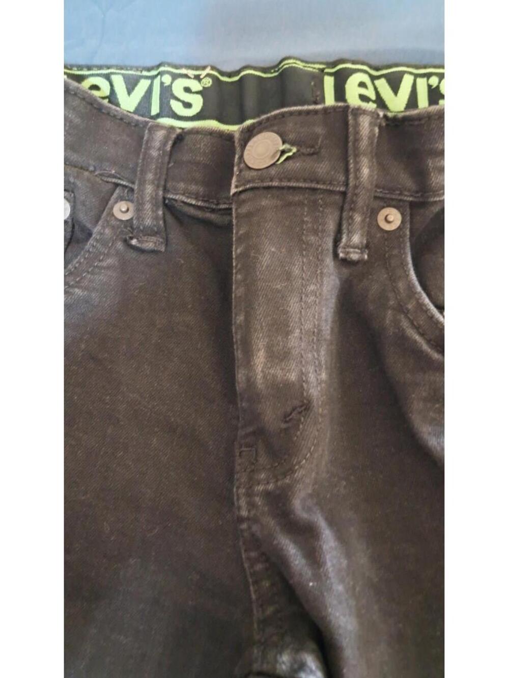 LEVI STRAUSS 511 BOYS SIZE 12 REGULAR BLACK JEANS - Picture 2 of 5